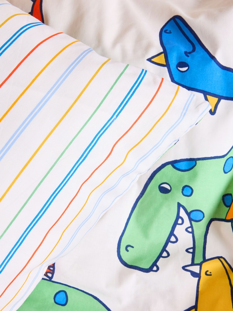 Dinosaur Duvet Cover and Pillowcase Set - Image 3 of 3