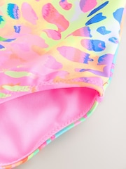 Bright Animal Print Double Strap Swimsuit (3-16yrs) - Image 6 of 7