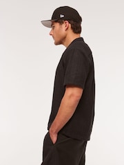 Abercrombie & Fitch Cropped Back Graphic Print Button Through Shirt - Image 3 of 7