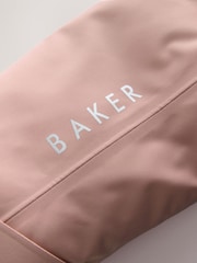 Baker by Ted Baker Pink Waterproof Belted Padded Ski Jacket - Image 11 of 13