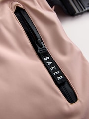 Baker by Ted Baker Pink Waterproof Belted Padded Ski Jacket - Image 13 of 13