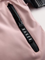 Baker by Ted Baker Pink Waterproof Belted Padded Ski Jacket - صورة 23 من 23