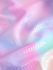 Pink Rainbow Foil Sequin - Long Sleeve Sunsafe Swimsuit (3mths-16yrs) - Imagen 4 de 4