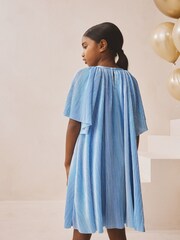 Azul - Vestido de festa com manga Sparkle Angel (3-16anos) - Imagem 3 de 7