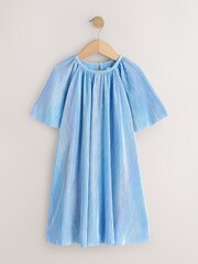 Azul - Vestido de festa com manga Sparkle Angel (3-16anos) - Imagem 4 de 7