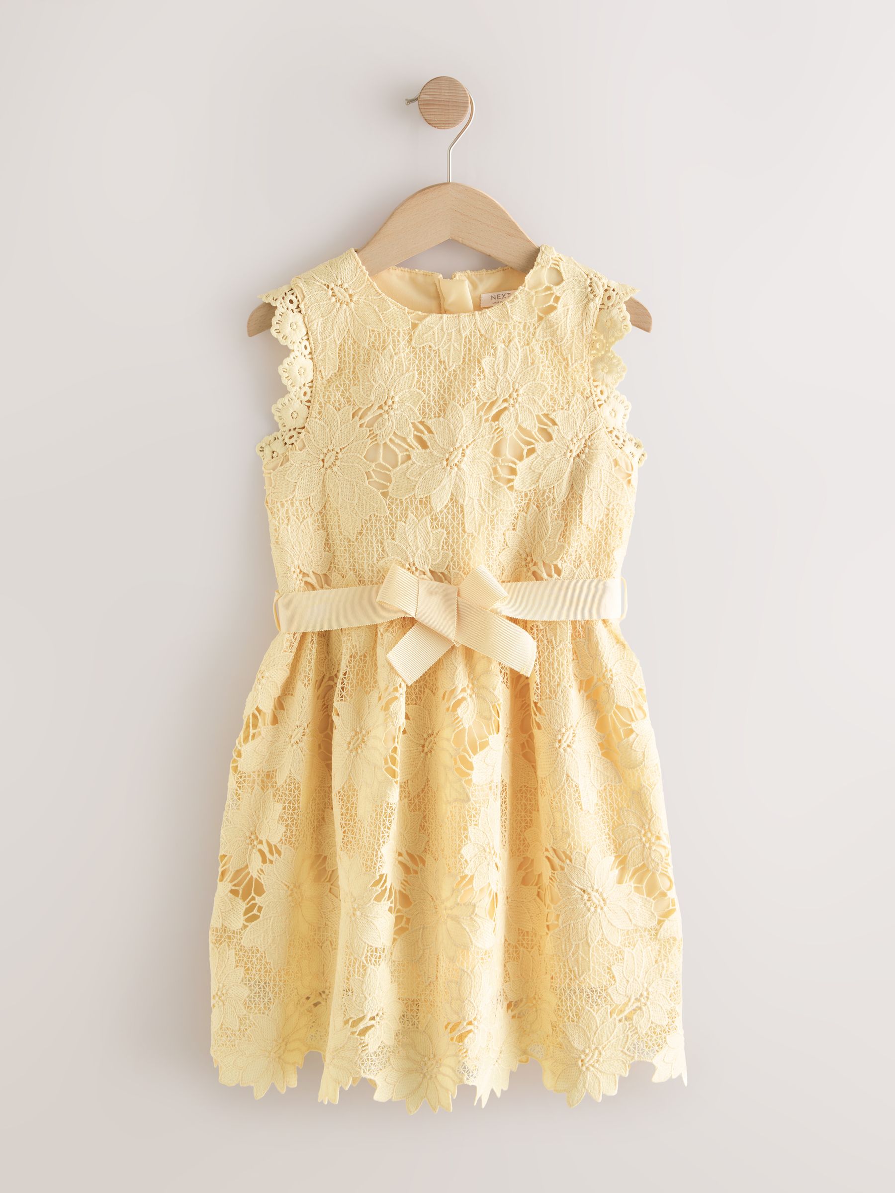 next yellow lace dress Buy Yellow Lace Occasion Dress (3-16yrs) from Next USA