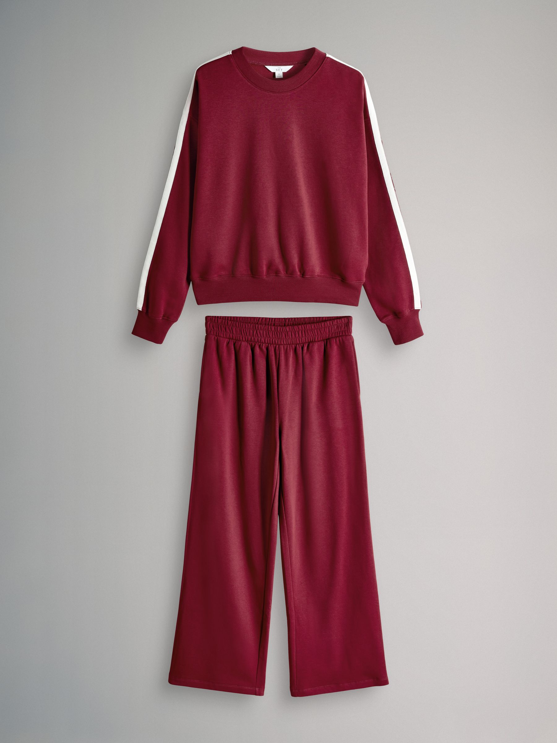 Buy The Set 2 Piece Taped Crew Neck Sweatshirt and Wide Leg