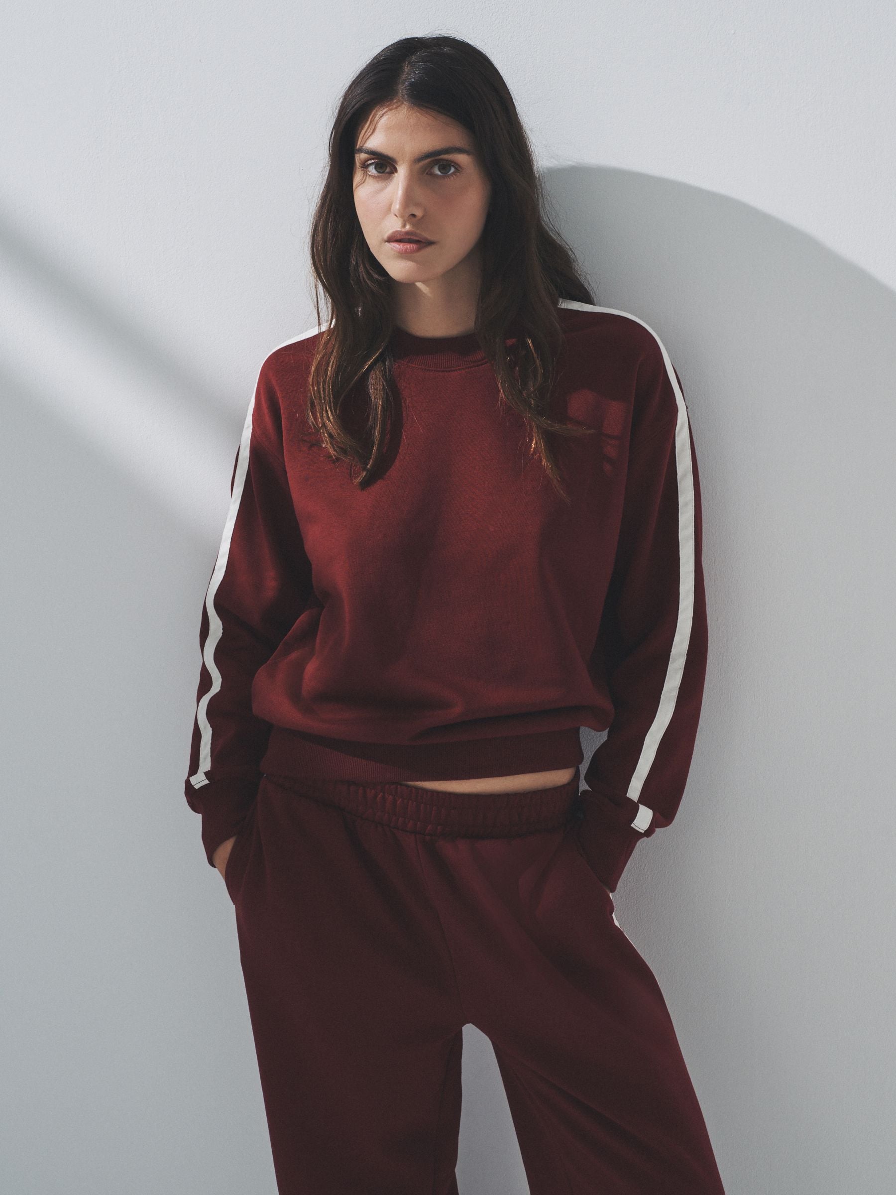 Buy The Set 2 Piece Taped Crew Neck Sweatshirt and Wide Leg