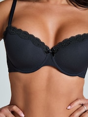 Hunkemöller Lola Padded Underwired Black Bra - Image 3 of 5