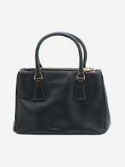 Prada Black Mini Saffiano Leather Galleria Top Handle Bag - Image 2 of 10