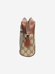 Sign of the Times Gucci GG Supreme Web Sherry Line Cross-Body Brown Bag - Image 4 of 9