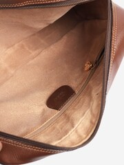 Sign of the Times Gucci GG Supreme Web Sherry Line Cross-Body Brown Bag - Image 9 of 9