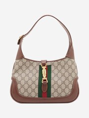 Sign of the Times Gucci Jackie 1961 Shoulder Brown Bag - Image 1 of 10