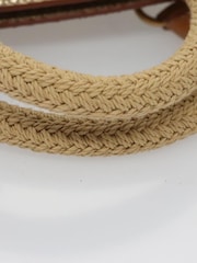 Prada Nude Raffia Top Handle Bag - Image 8 of 10