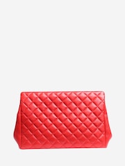 Chanel Red Quilted Clutch Bag - Image 2 of 7