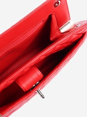 Chanel Red Quilted Clutch Bag - Image 5 of 7