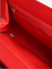 Chanel Red Quilted Clutch Bag - Image 7 of 7