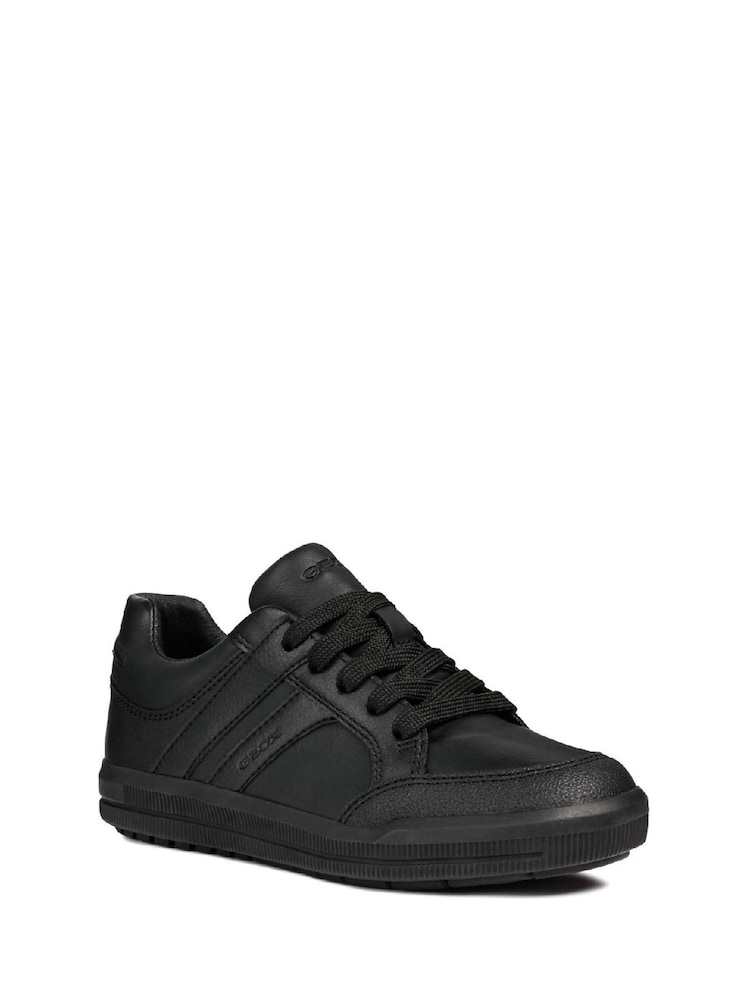 Geox J Arzach B Black Trainers - Image 2 of 4