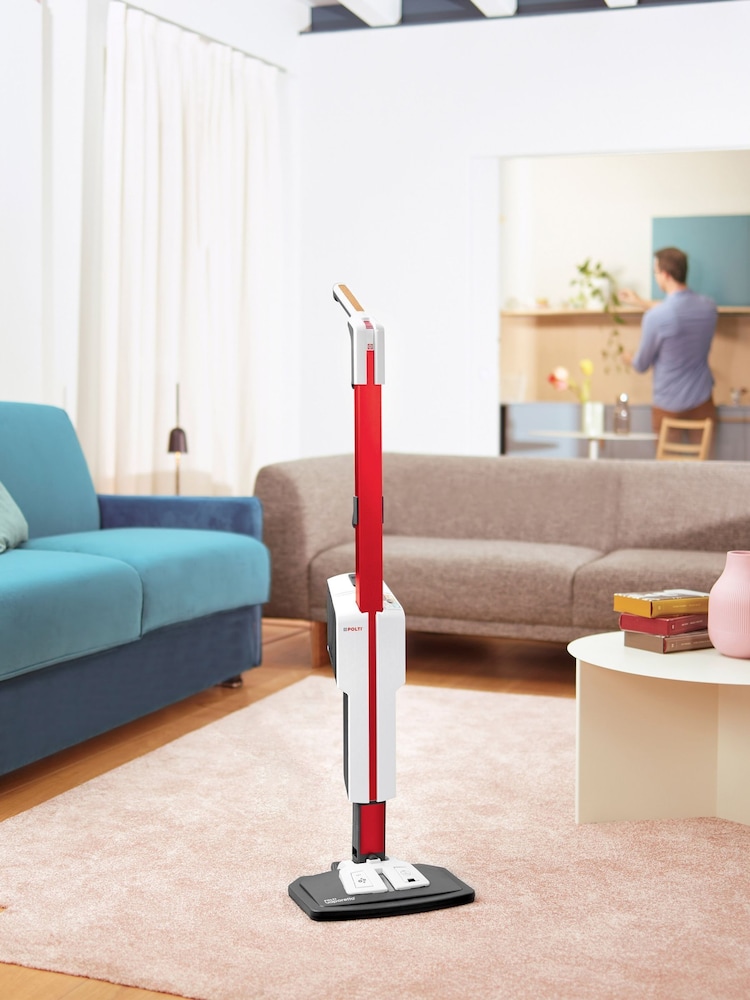 Polti Red Vaporetto SV650 Style 2-in-1 Steam Mop - Image 1 of 5