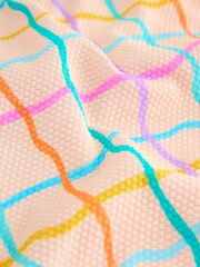 Rainbow Check Frill Leg Swimsuit (3mths-7yrs) - Image 6 of 8