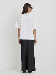4th & Reckless White Catwalk Polaroid Graphic Print T-Shirt - Image 3 of 3