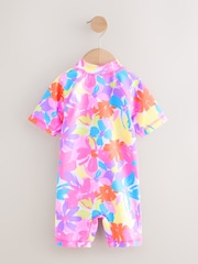Multi Rainbow Floral Sunsafe Swimsuit (3mths-10yrs) - Image 6 of 8