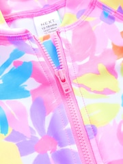 მრავალფეროვანი ცისარტყელას ყვავილები - Sunsafe საცურაო კოსტუმი (3თვე -10წელი) - სურათი 7 8-დან