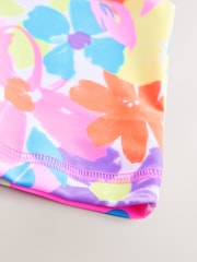 Multi Rainbow Floral Sunsafe Swimsuit (3mths-10yrs) - Image 8 of 8