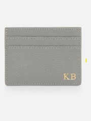 Personalised Pebble Leather Card Holder by Koko Blossom by Koko Blossom - Image 4 of 4