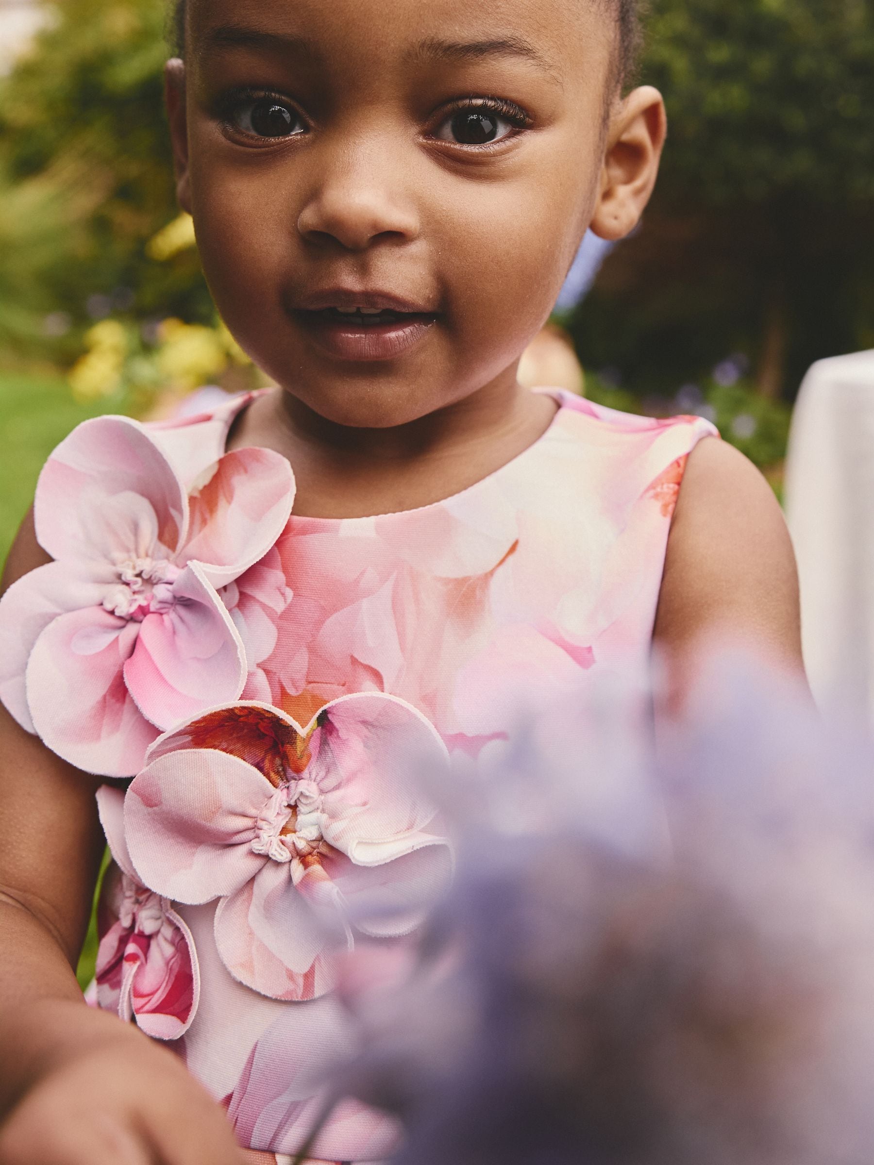 Buy Pink Floral Scuba Occasion Dress (3mths-7yrs) from Next USA