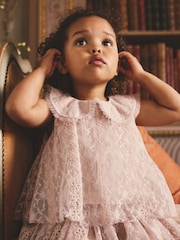 粉色 - Lace Top & Skirt Set (3mths-7yrs) - 圖片 4，共 9