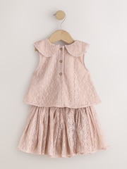 粉色 - Lace Top & Skirt Set (3mths-7yrs) - 圖片 7，共 9