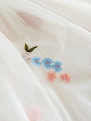 White Embroidered Top & Skirt Set (3mths-7yrs) - Image 5 of 9
