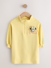 Yellow Minnie Mouse Disney Quarter Zip Sweat Dress (3mths-7yrs) - Image 1 of 4
