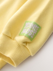 Yellow Minnie Mouse Disney Quarter Zip Sweat Dress (3mths-7yrs) - Image 10 of 10