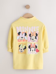 Yellow Minnie Mouse Disney Quarter Zip Sweat Dress (3mths-7yrs) - Image 8 of 10