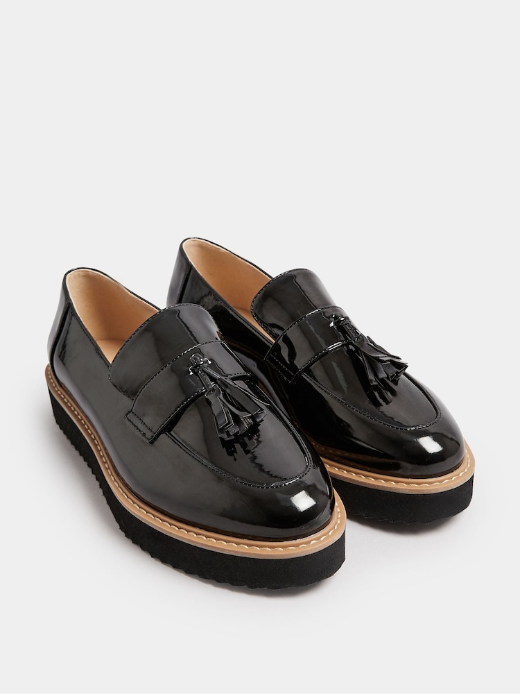 Yours Curve Patent Tassel Loafers In Extra Wide EEE Fit - Slika 2 iz 5 Yours Curve Patent Tassel Loafers In Extra Wide EEE Fit - Slika 2 iz 5