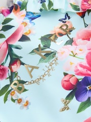 Baker by Ted Baker Mint Green Long Sleeve Peplum Frill Swimsuit - Imaginea 6 din 6