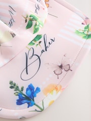 Baker by Ted Baker Floral All-In-One Swimsuit & Hat Set - Image 10 of 10