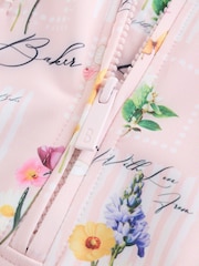 Baker by Ted Baker Floral All-In-One Swimsuit & Hat Set - Image 4 of 10