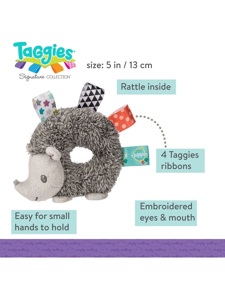 Aurora World Mary Meyer Taggies Heather Hedgehog Rattle - Image 2 of 2