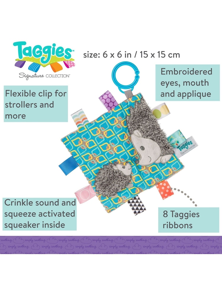 Aurora World Mary Meyer Taggies Heather Hedgehog Crinkle Me - Image 2 of 2