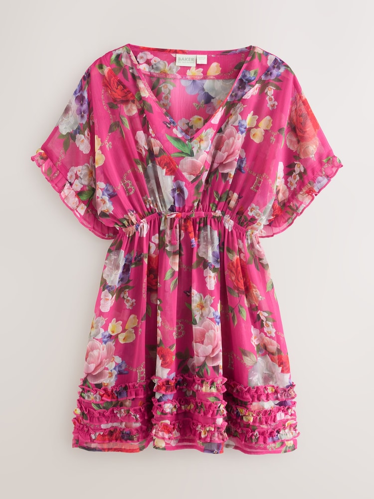 Baker by Ted Baker Floral Printed Kaftan - Image 1 of 7