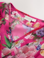 Baker by Ted Baker Floral Printed Kaftan - Image 4 of 7
