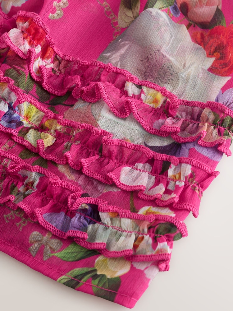 Baker by Ted Baker Floral Printed Kaftan - Image 7 of 7