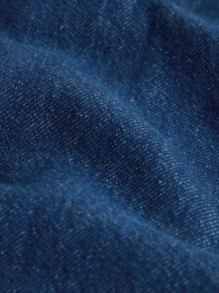 دنيم أزرق داكن - فستان قصير بتصميم تيشِرت - Image 9 of 9