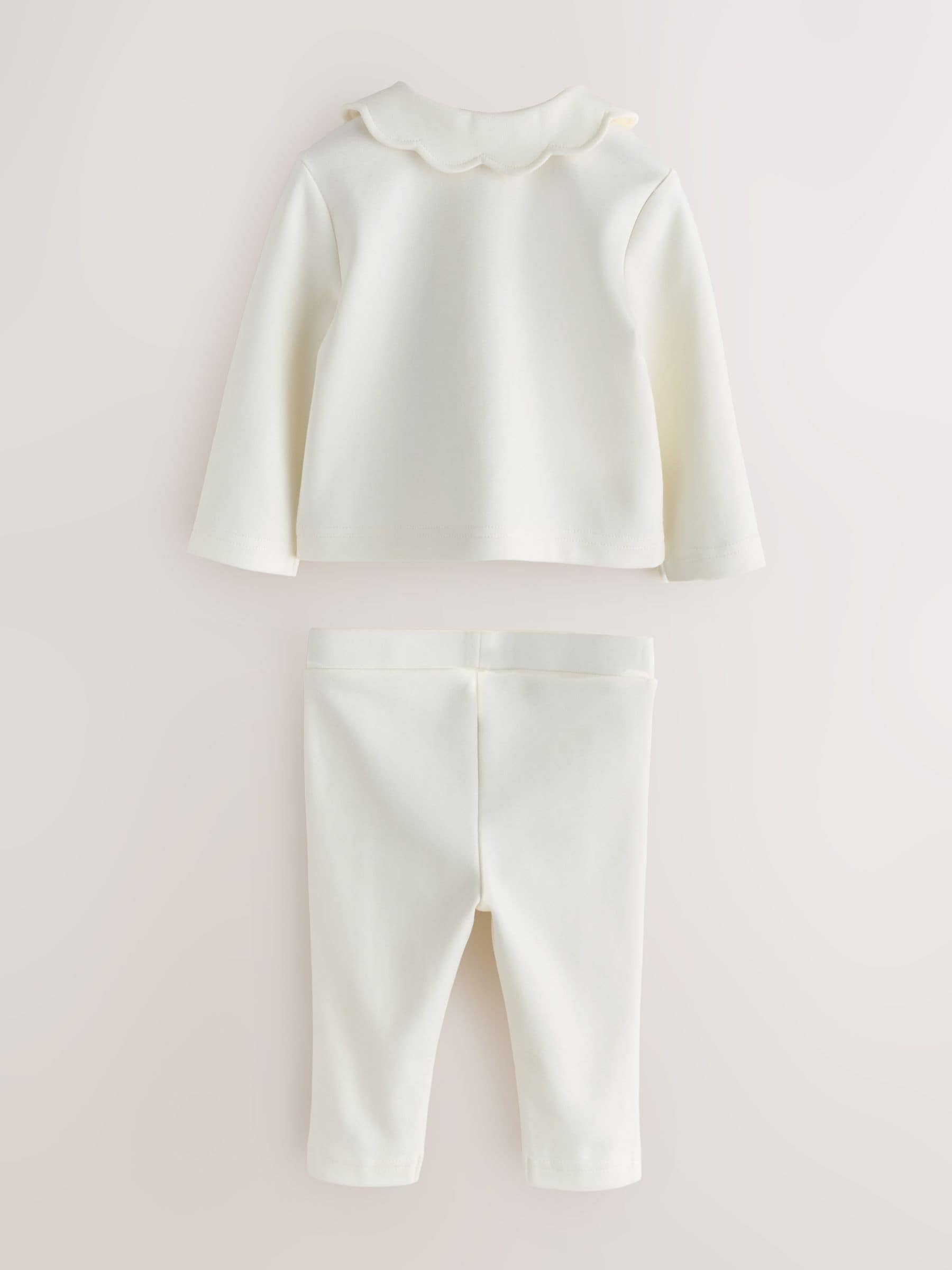 Buy White - Baker by Ted Baker 2 Piece Scallop Edge Jacket
