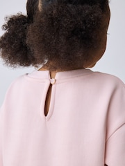 Baker by Ted Baker 2 Piece Bow Mesh Hem Sweat Top & Leggings Set - Image 7 of 14