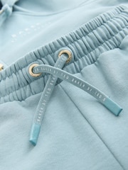 Baker by Ted Baker 3 Piece Blue Vest Hoodie & Wide Leg Joggers Set - Image 14 of 21