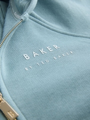 Baker by Ted Baker 3 Piece Blue Vest Hoodie & Wide Leg Joggers Set - Image 15 of 21